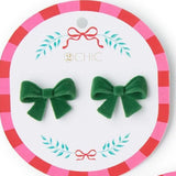 Velvet Bow Earrings