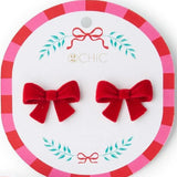 Velvet Bow Earrings