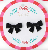 Velvet Bow Earrings