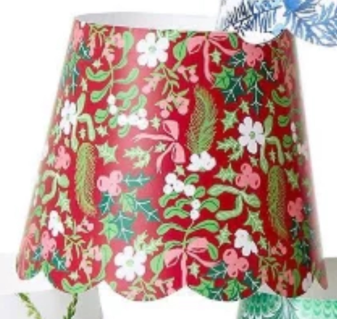 Holiday Paper Shade Cover