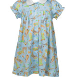 Boots Button Front Dress