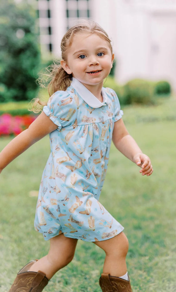 Boots Button Front Dress
