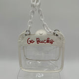 Ohio Beaded Purse Strap
