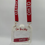 Ohio Beaded Purse Strap