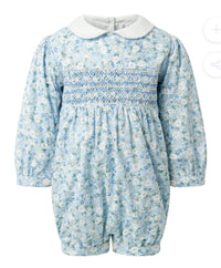 Floral Smocked Babysuit