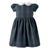 Blackwatch Plaid Dress, Navy