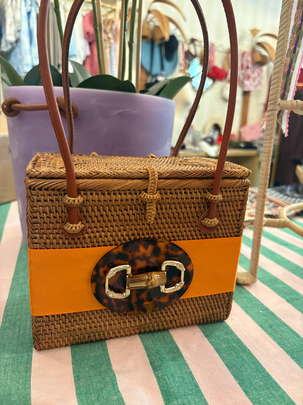 Emory Tangerine Tortoise Buckle