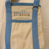 Everywhere-Carry Canvas Tote Bag with Charm Holder