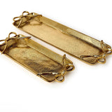 Gold Bows Serving Trays