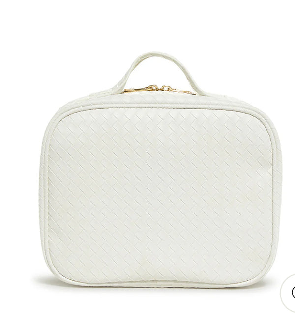 TRVL Luxe Woven Cosmetic Toiletry Case