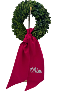 Wreath Sash in Linen Blend
