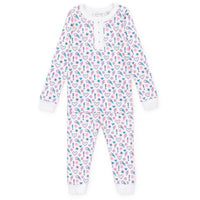 Alden Girls' Pima Cotton Pajama Pant Set - Cosmic Crush