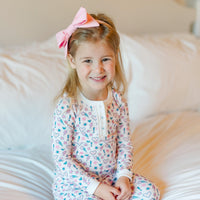 Alden Girls' Pima Cotton Pajama Pant Set - Cosmic Crush