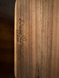 Champagne Bottle Wood Charcuterie Board
