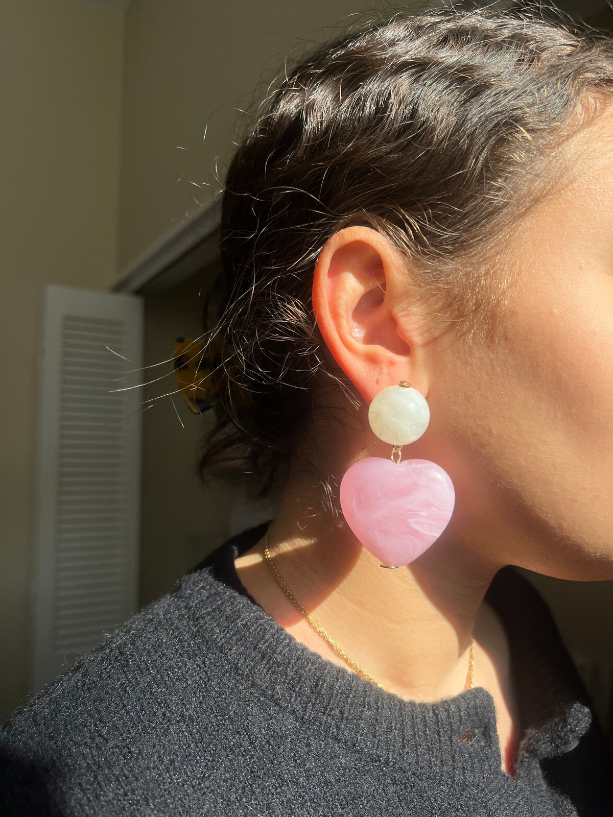 Heart Dangle Earrings