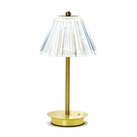 LED Portable Cordless Table Lamp with Acrylic Shade