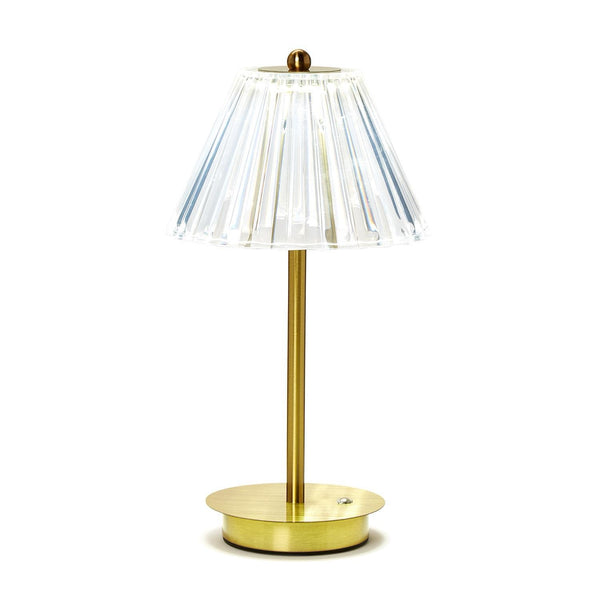 LED Portable Cordless Table Lamp with Acrylic Shade