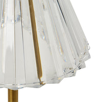 LED Portable Cordless Table Lamp with Acrylic Shade