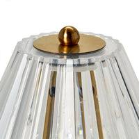 LED Portable Cordless Table Lamp with Acrylic Shade