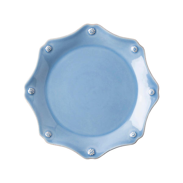 Juliska Berry & Thread Scalloped Blue Chambray Desert/Salad Plate