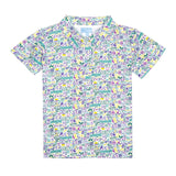 Boys' Tennis Print Polo Shirt