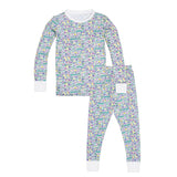 Kids Two Piece Tennis Print Pajamas