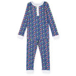 Christmas Candy Blue Pajamas