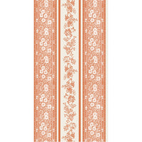Pumpkin Burleigh Stripe Guest Napkins