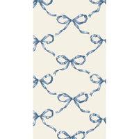 Heirloom Blue Bow Lattice Guest Napkins