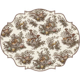 Die-cut Harvest Toile Frame Placemat