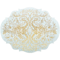 Die-Cut Gilded Scroll Frame Placemat