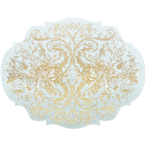 Die-Cut Gilded Scroll Frame Placemat