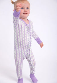 Zip PJs Lilac Buds
