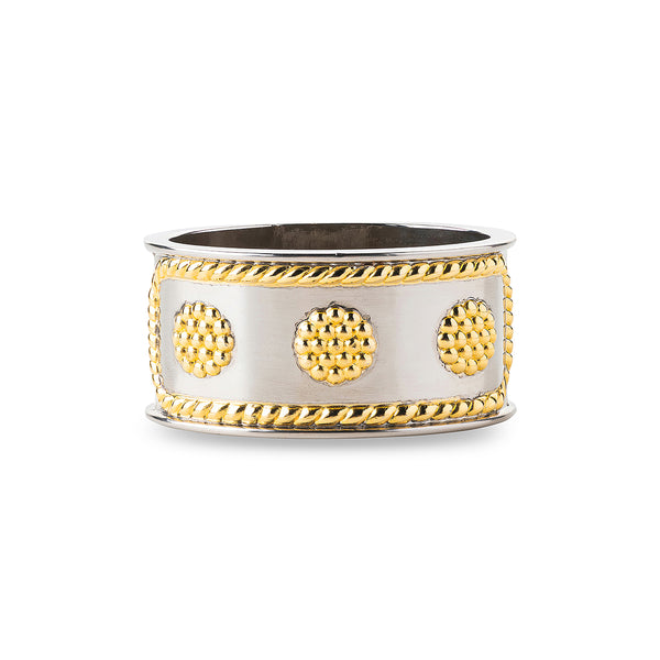 Juliska Berry & Thread Gold/Silver Napkin Ring