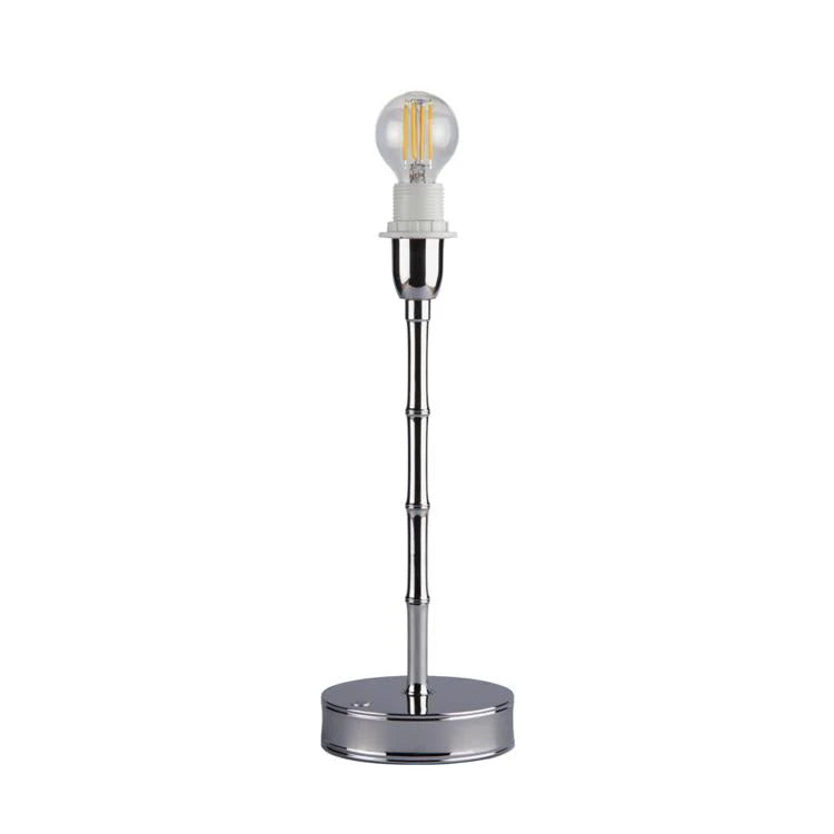 Silver Bamboo Rechargeable Lamp Base - 12