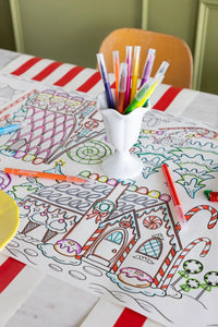 Gingerbread Coloring Runner