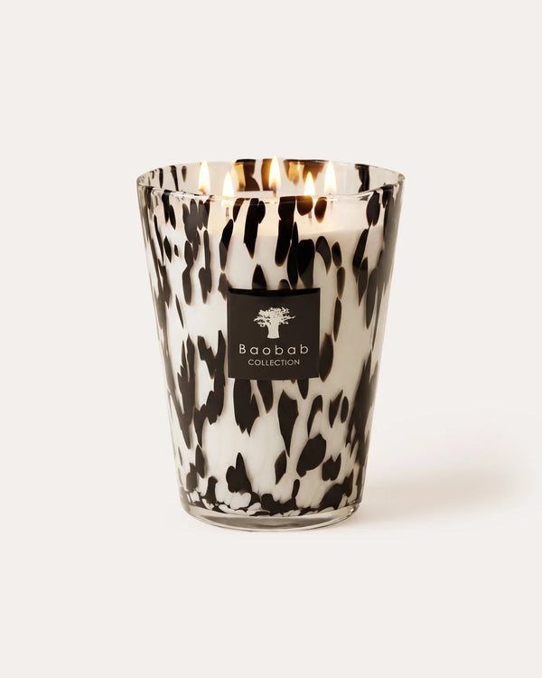 SCENTED CANDLE PEARLS BLACK 