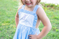 Sailboat Seersucker Dress