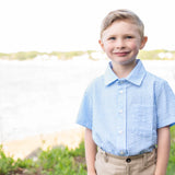 Boys' Seersucker Button Down