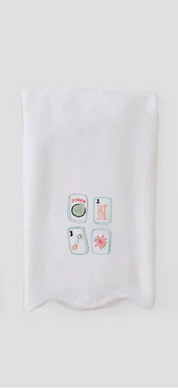 Scallop Powder Bath Hand Towel
