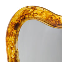 Marrakesh Amber Resin Wall Mirror