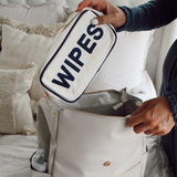 Canvas Wipes Holder-Navy