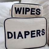 Canvas Wipes Holder-Navy