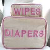 Canvas Wipes Holder-Pink