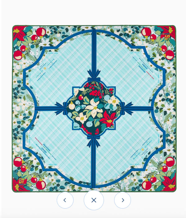 Winterberry Mahjong Mat in Tube