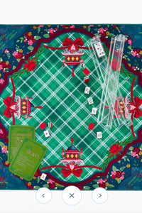 Yuletide Mahjong Mat in Tube