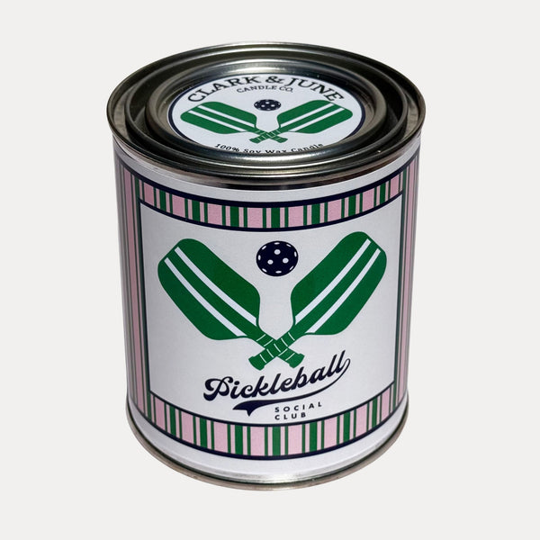 PICKLEBALL | OLIVE LEAF - CEDAR - BLACK FIG | 14OZ SOY CANDLE