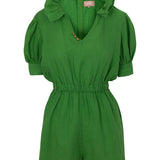 Day Tripper Romper Green by Kate Leigh