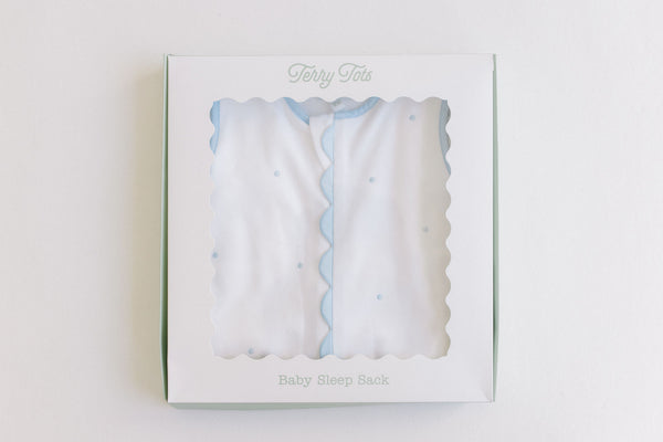 Sleep Sack – Blue Dots