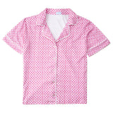 Women's Pajamas Pink Heart Set